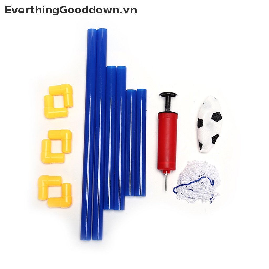 Everthinggooddown Bộ Lưới Đá Banh Mini Gấp Được Kèm Bơm Đồ Chơi Thể Thao Dành Cho Trẻ Em