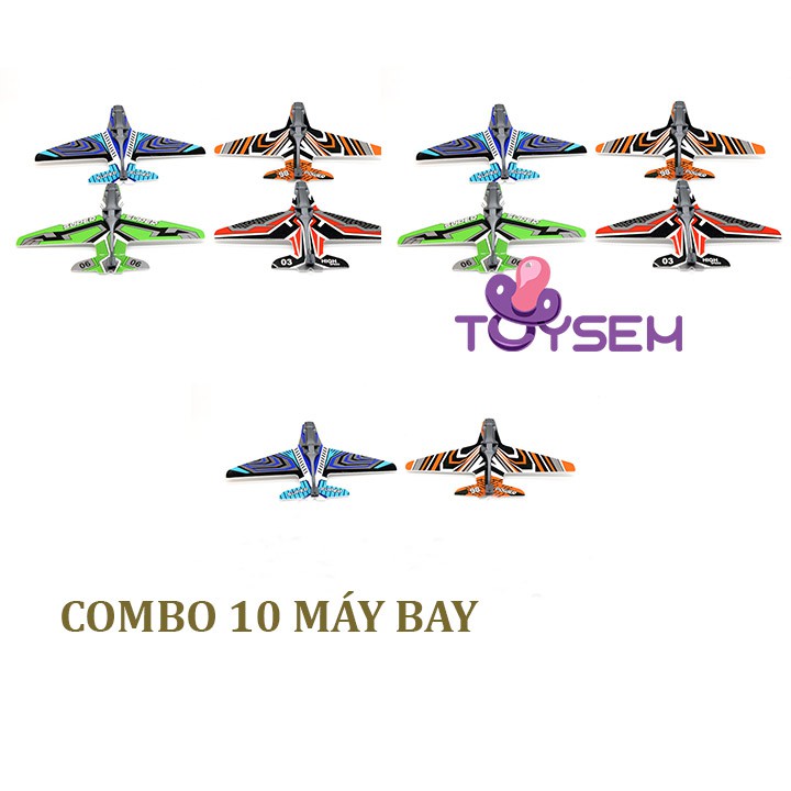 Đồ chơi máy bắn máy bay Toysem độc đáo cho trẻ từ 3 tuổi - Trò chơi vận động phóng máy bay lượn - Quà tặng sinh nhật