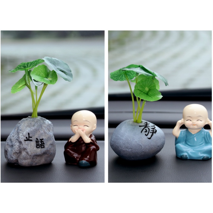 Set tượng tứ không trang trí taplo ô tô, táp lô xe hơi - Dũng An Shop
