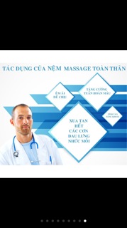 Nệm massage toàn thân