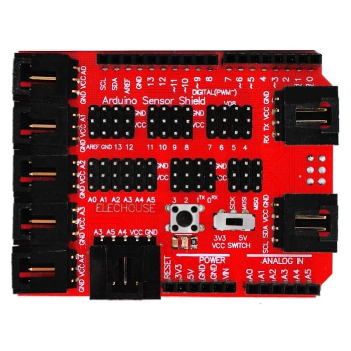 Bảng Mạch Mở Rộng Cảm Biến Kỹ Thuật Số Lego Arduino Shield V.8