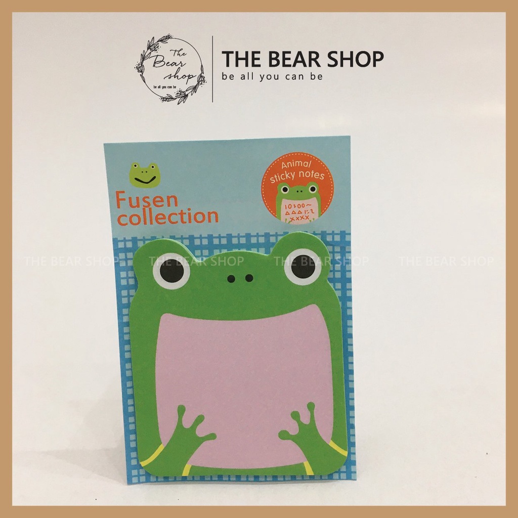 Giấy Note - Giấy ghi chú họa tiết động vật xinh xắn nhiều công dụng quà 8 tháng 3 - The Bear Shop