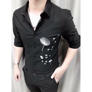ÁO SƠ MI NAM THÊU HOA BỒ CÔNG ANH