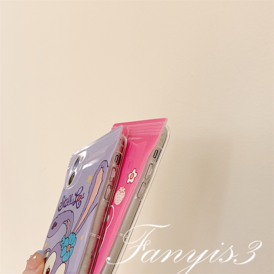 Ốp Điện Thoại TPU Mềm Trong Suốt In Hình Gấu Cho IPhone 14 13 12 11 Pro Max X XR Xs Max 8 7 6 6s Plus SE 2020