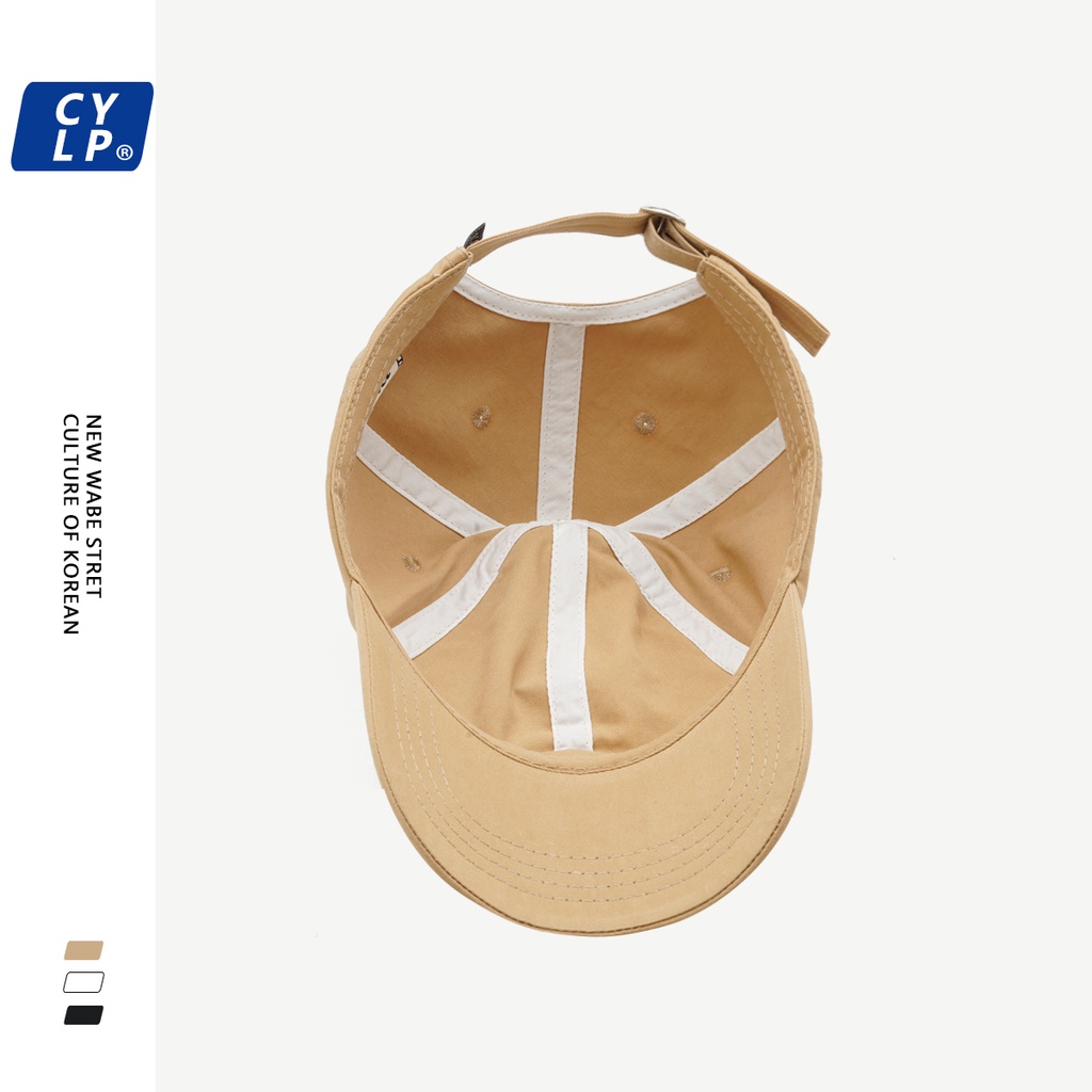 Nón Lưỡi Trai Mềm Thêu Chữ Nhỏ Phong Cách Hàn Quốc Cho Nam Và Nữ