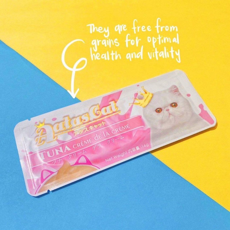 SÚP THƯỞNG AATAS CREAMY 16G CHO MÈO - Thức ăn dinh dưỡng thú cưng Gogi Meow Mart