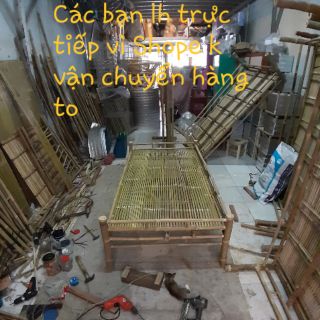 Giường tre bà đẻ - giường tre sau sinh cho sản phụ - nôi em bé đủ loại