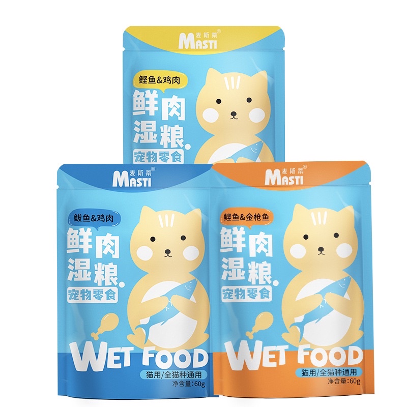 Pate Sốt Wet Food Masti 60g cho mèo