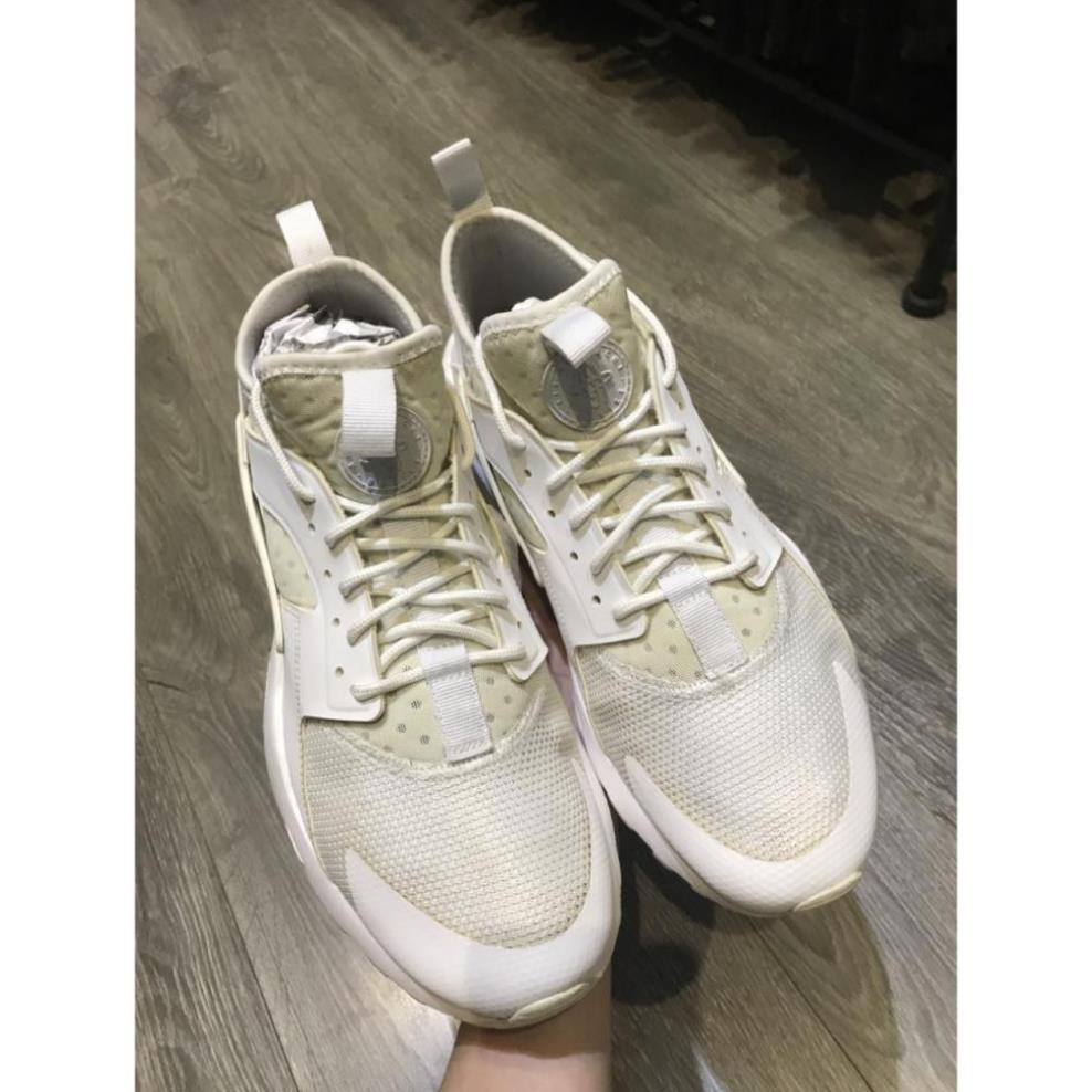 [Real] Giày Nike Huarache 2hand trắng 43 27.5cm . HOT . '