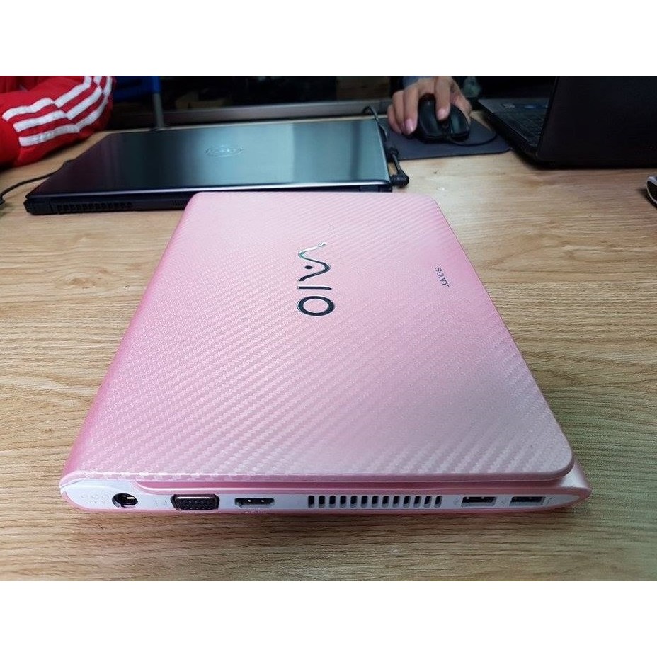 Laptop Mini Đẳng Cấp Sony Vaio Hồng 11inch SVE 11 Ram 4Gb Màn 11inch Đủ HDMI Tặng Phụ Kiện