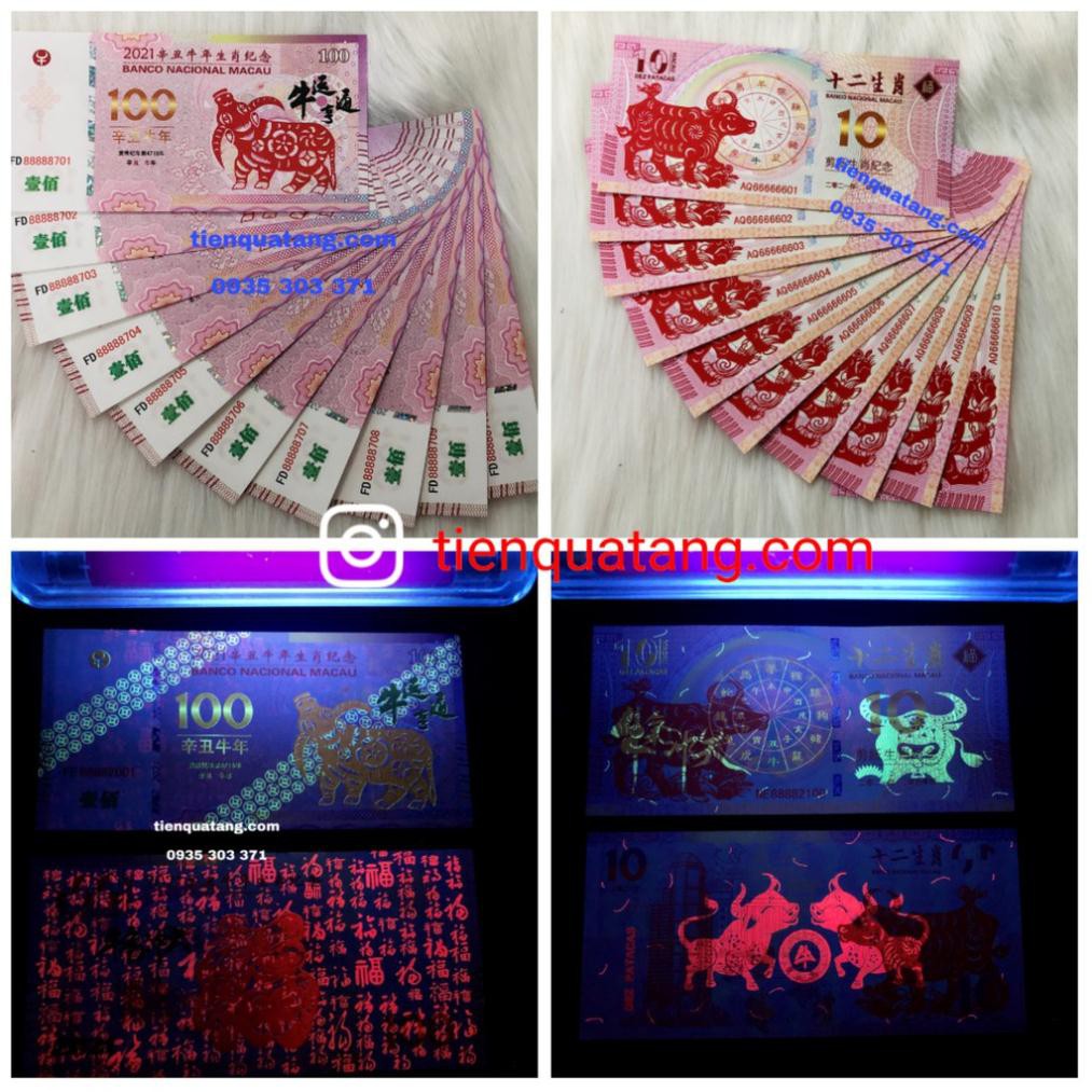 Tiền Con Trâu Macao 10 100 Patacas Kỷ Niệm Năm 2021 Tân Sửu - Tặng Kèm Bao Lì Xì 2021 | BigBuy360 - bigbuy360.vn