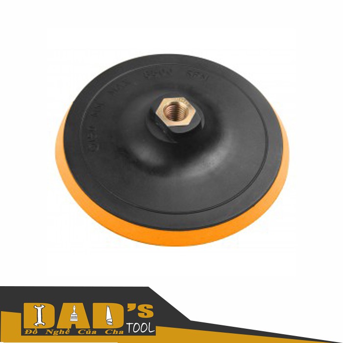 ĐẾ CAO SU DÍNH ĐÁNH BÓNG CÓ ĐAI ỐC 115/125/150MM -  TOLSEN 77260/61/62