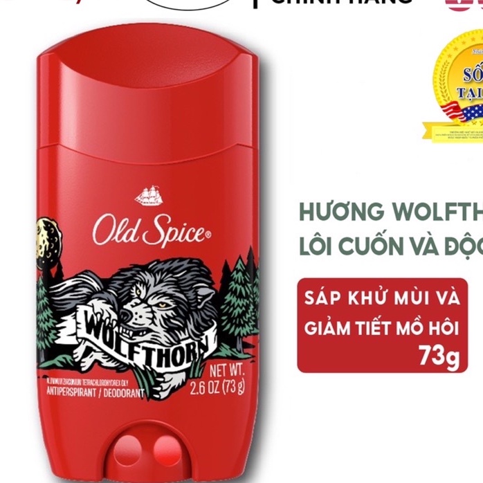 [USA] Lăn sáp khử mùi nam Old Spice 73g (sáp trắng) Bearglove, Timber, Fiji, Wolfthorn, Volcano, Swagger, Deep Sea - Mỹ | BigBuy360 - bigbuy360.vn