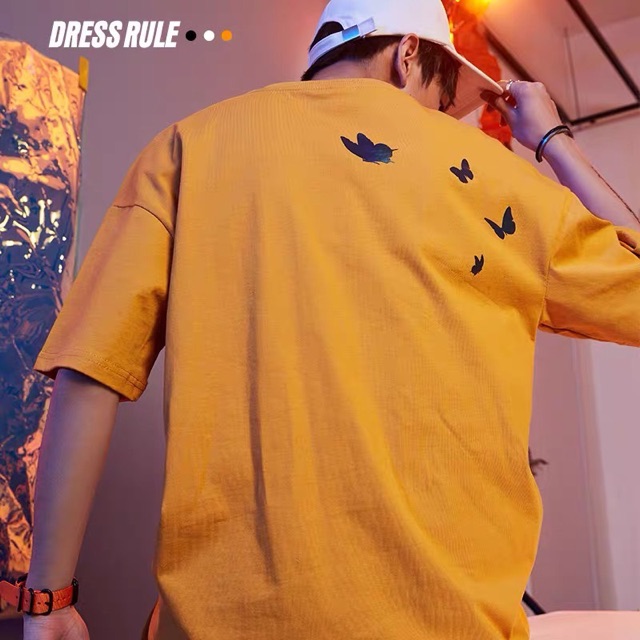 ÁO THUN NAM HÌNH BƯỚM PHẢN QUANG