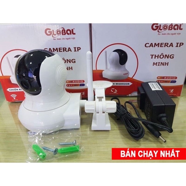 Camera Global IP Wifi 1.0M 720P HD chính hãng .bh 24 tháng