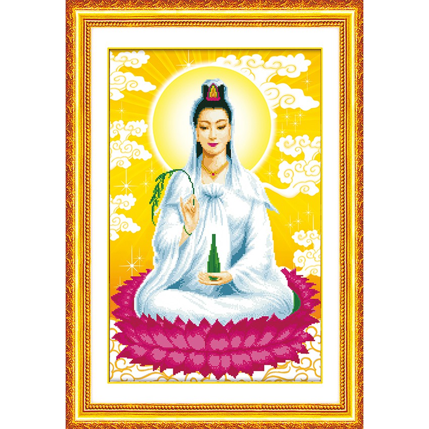 Tranh Đính Đá Phật, Chúa