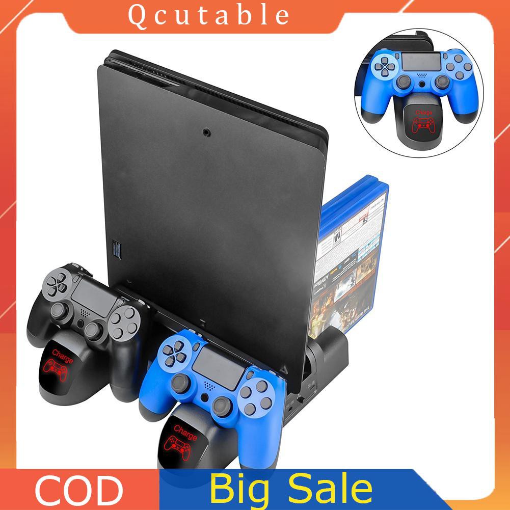 Đế Sạc Đôi 3 Trong 1 Kèm Quạt Tản Nhiệt Cho Ps4/Ps4 Slim Pro