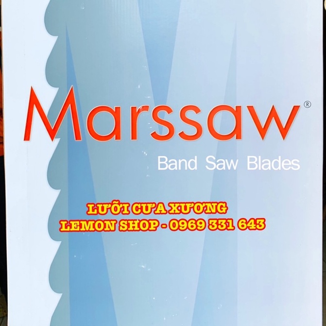 Combo 10 Lưỡi cưa xương MARSSAW 1650mm - Chuyên cưa xương bò, xương ống, các loại thịt cá đông lạnh - SỈ GIÁ TỐT