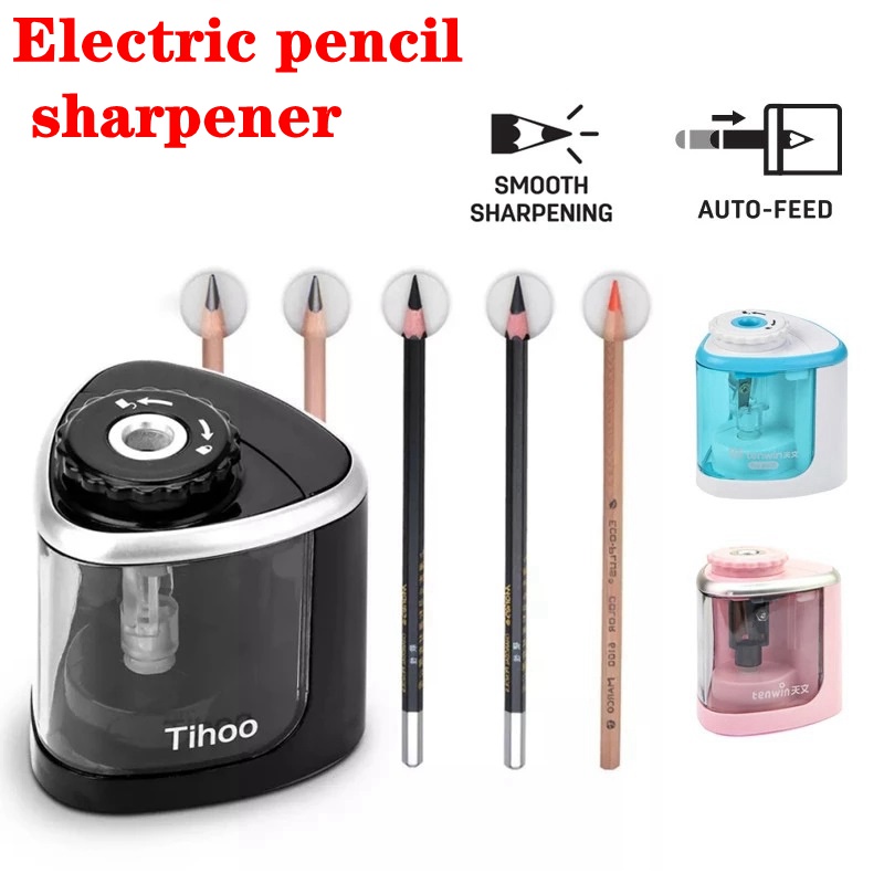 Dụng Cụ Chuốt Bút Chì Tự Động 6-8mm Với Màu Sắc Và Nút Bấm Tiện Dụng