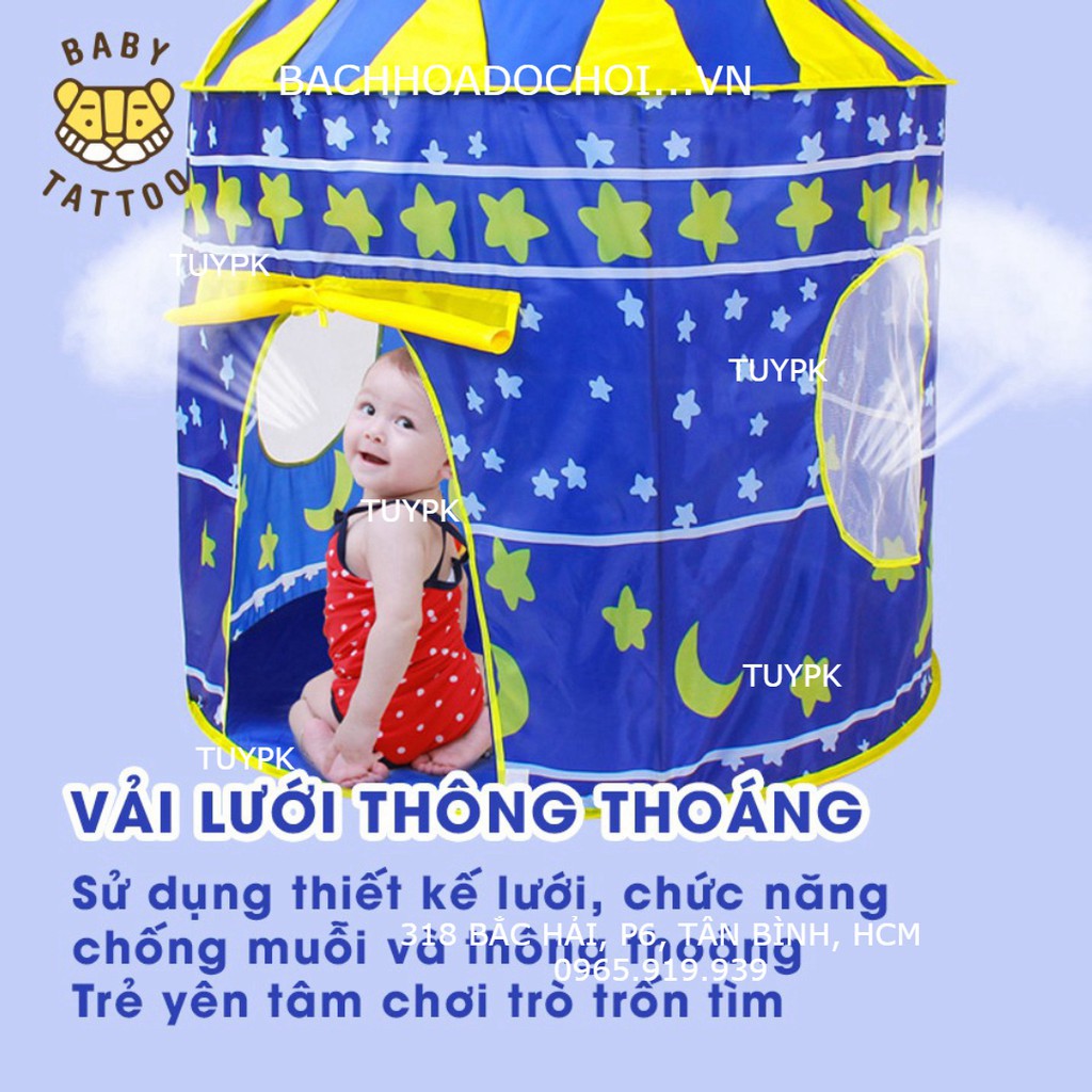 FREESHIP- Đồ chơi Lều lâu đài Hoàng Tử Công Chúa cho trẻ em, bé gái, đồ chơi bé trai, quà tặng sinh nhật