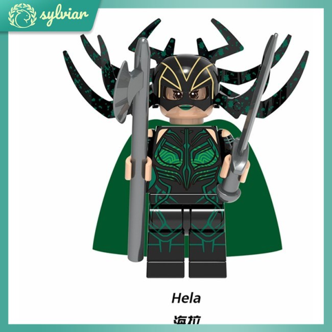 Bộ Đồ Chơi Lắp Ráp Lego Nhân Vật Thor Loki Hela Odin Iron Man Spiderman Dành Cho Trẻ Em