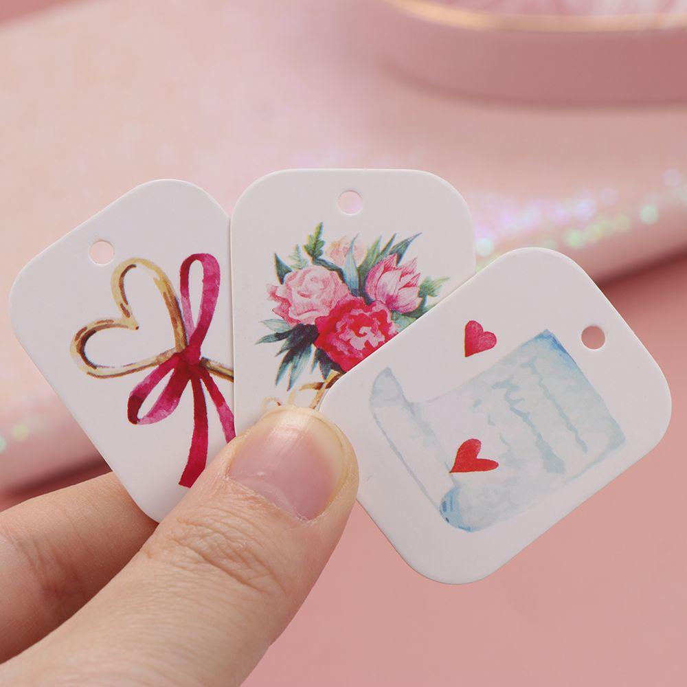 Set 50 Thẻ Giấy Kraft Gói Quà / Quà Valentine