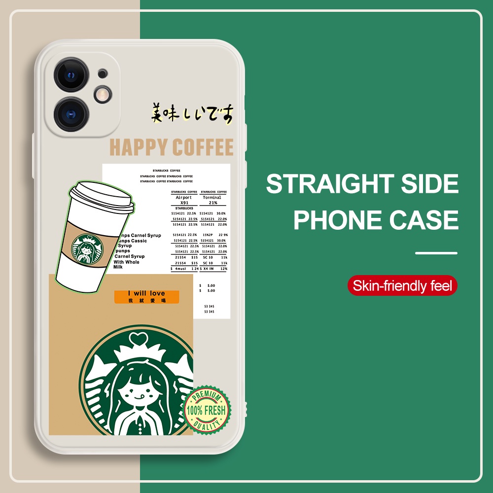 Ốp điện thoại dẻo họa tiết Starbuck H039 cho Xiaomi Redmi Note 10 Pro Max Redmi 9T 9 Pro 8 Pro 7 Pro Note 10S 9A