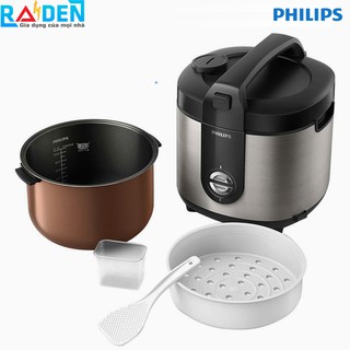 [Mã ELHA22 giảm 6% đơn 300K] Nồi cơm điện 2L, công suất 650W Philips HD3132/66