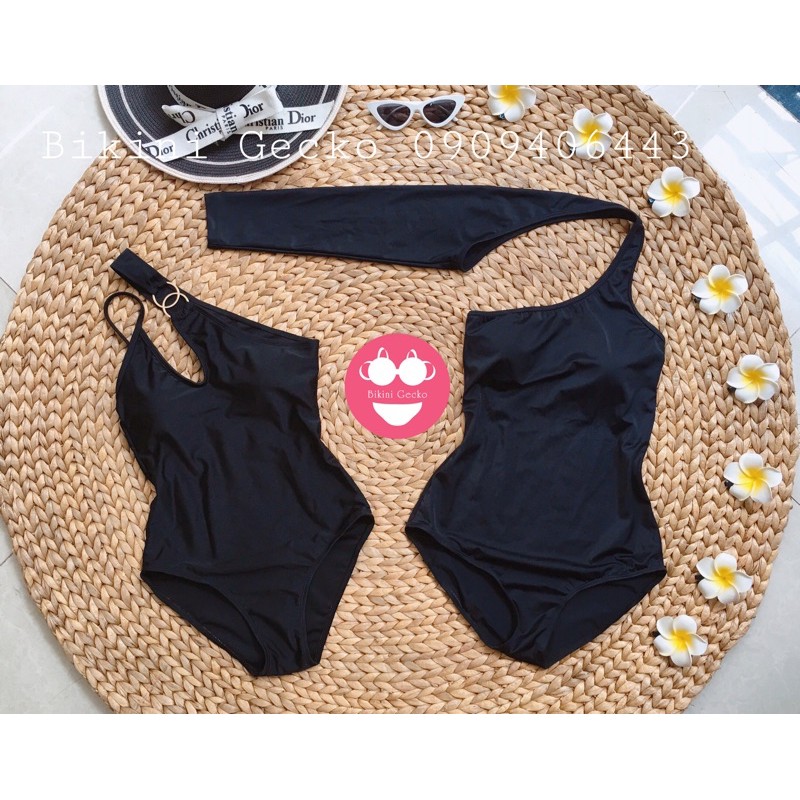 Bikini 1 mảnh khoen và lệch vai tay dài(ảnh thật) | BigBuy360 - bigbuy360.vn