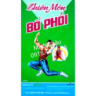 CHÍNH HÃNG Thiên Môn Bổ Phổi 280ml