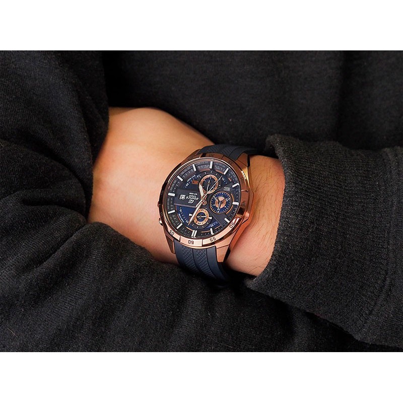 Đồng hồ nam dây cao su chính hãng Casio EDIFICE EFR-556PC-2AVUDF