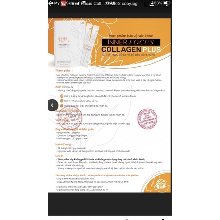 Colllagen Bổ sung dưỡng chất cho cơ thể(hạn 3/2025)