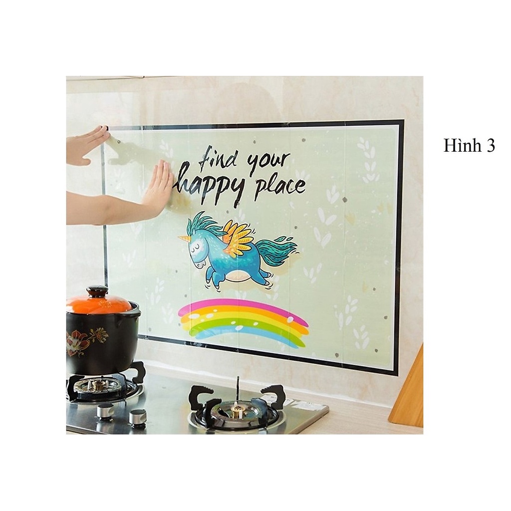Giấy Dán Bếp Cách Nhiệt 3D Mẫu Mới, Decal Dán Bếp