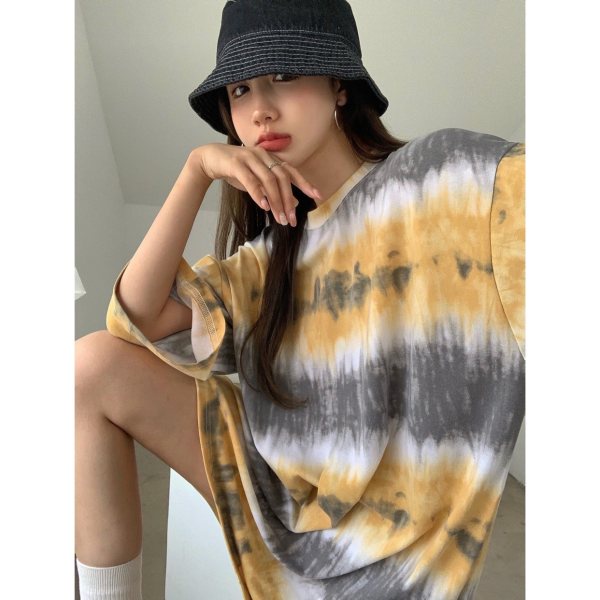 Áo Thun Nữ Ngắn Tay Dáng Dài Thời Trang Hè 2021 áo phông nữ