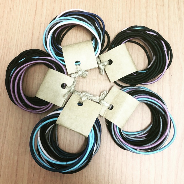 [FS 50k] set 20 sợi thun cột tóc nhiều màu