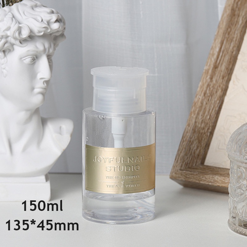 Transparent Bottle Dispenser Refillable Bottle Container Reusable Travel Size Bottle Portable 150/200/300ml