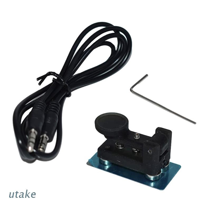 Utake QU-4525 Ultra Portable Manual Electric Key Shortwave Radio CW Morse Code Base