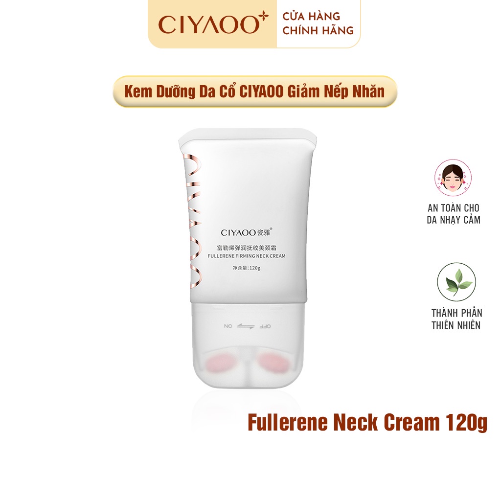 Kem Dưỡng Da Cổ CIYAOO Giảm Nếp Nhăn Fullerene Neck Cream 120g QX0041