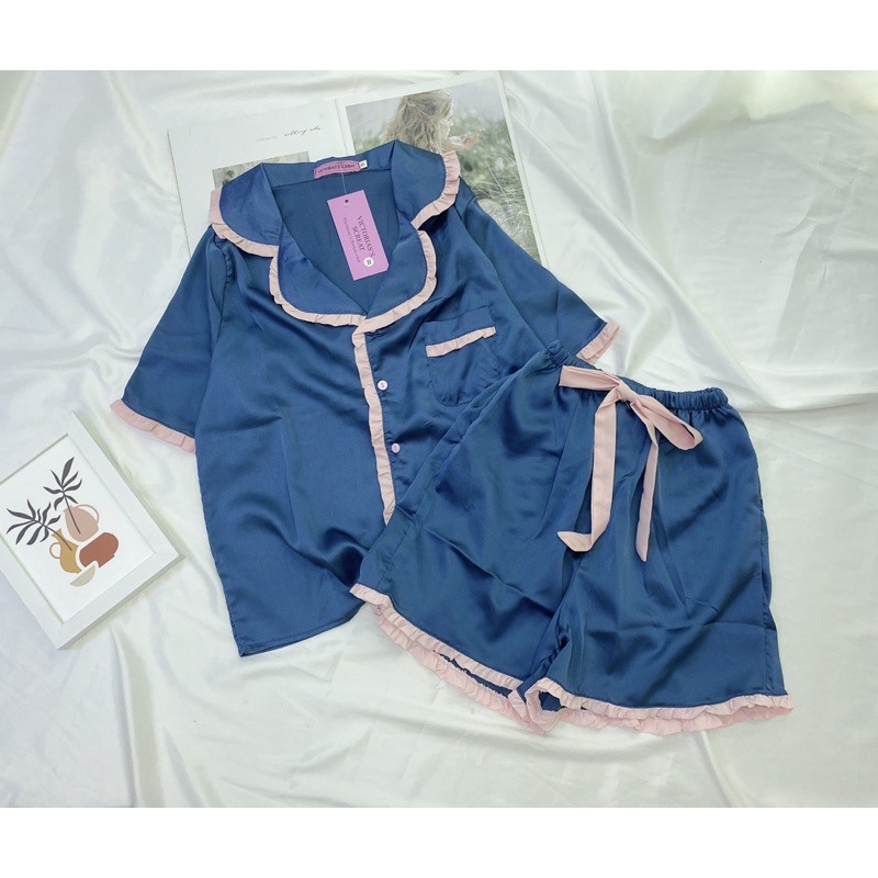 BÁN SỈ BỘ LỤA ĐÙI VIỀN BÈO ĐÁP TÚI CHO NỮ | BigBuy360 - bigbuy360.vn