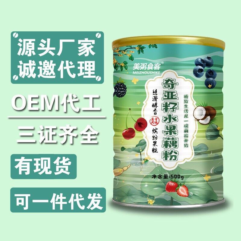 Bột củ sen mix hoa quả Mezhoushike (MSP: M6)
