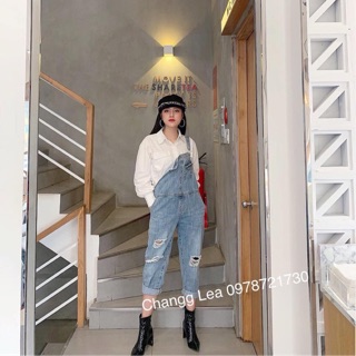 Yếm bò trơn rách gối