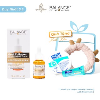 Serum Trẻ Hóa, Tái Tạo Da Balance Active Formula Gold Collagen Rejuvenating 30ml