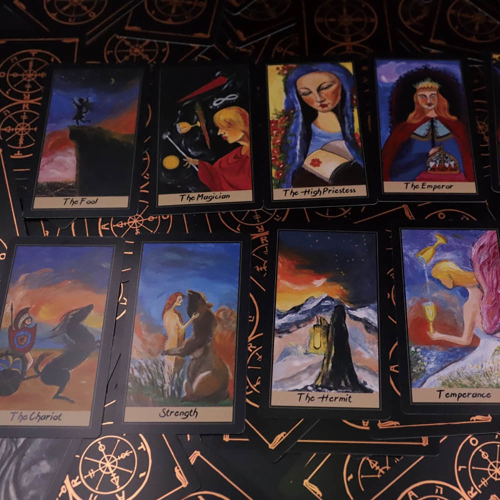 Bộ Bài The Wheel Of Fortune Tarot 78 Lá Bài Tặng Đá Thanh Tẩy C272