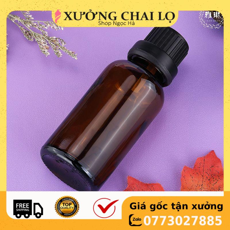 Lọ Chiết Serum ❤ GIÁ RẺ NHẤT ❤ Lọ đựng tinh dầu thủy tinh nắp Vặn đen nhỏ giọt 50ml,100ml chiết mỹ phẩm .