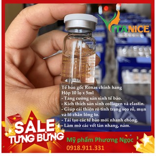 Tế bào gốc Ronas - Hộp 10 lọ x 5ml