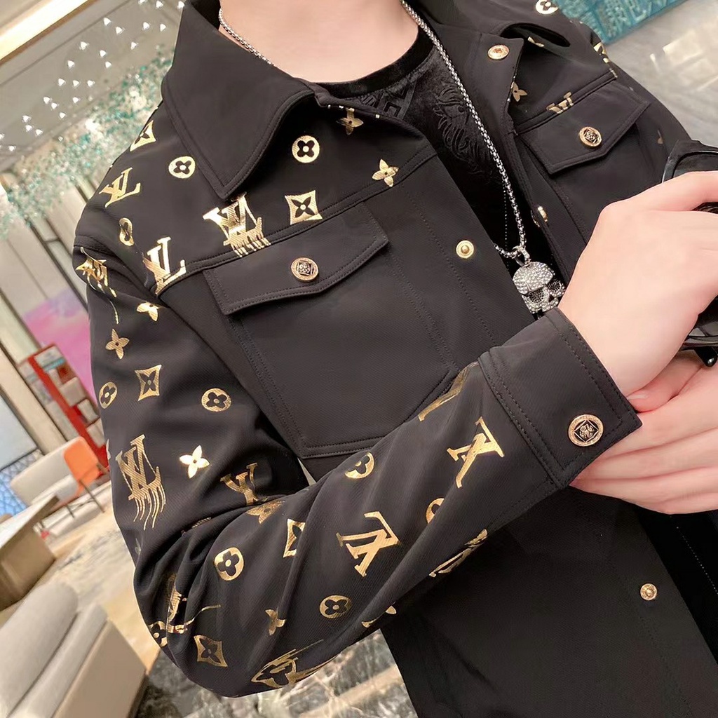 Áo khoác nam thời trang Louis Vuitton LV kiểu dáng trẻ trung, cá tính