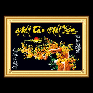 Tranh thêu phát tài phát lộc 53381