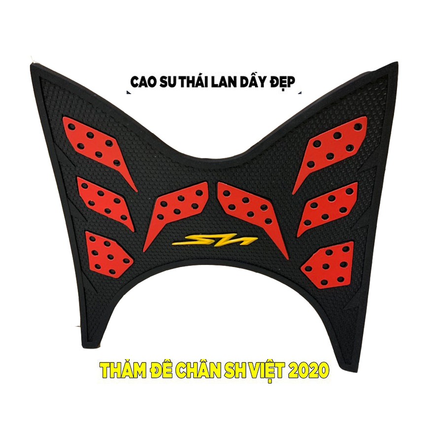 THẢM CAO SU SH 2020 KIỂU THÁI LAN ( đỏ)