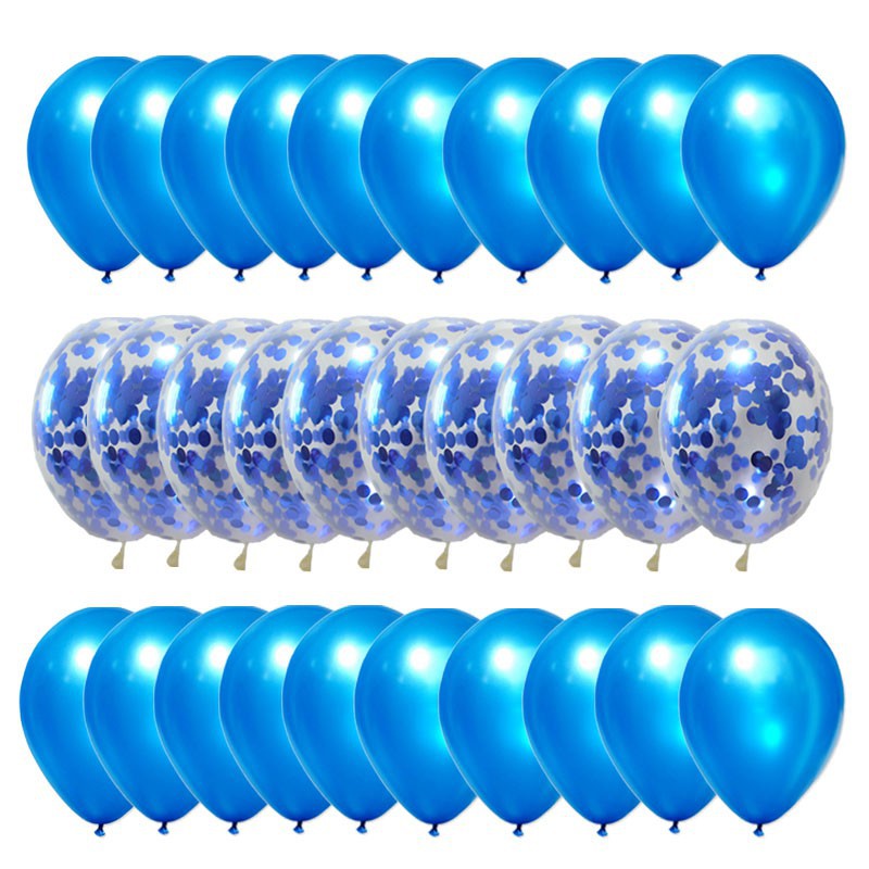 Set 30 Bong Bóng 12 Inch Trang Trí Tiệc Đa Năng Nhiều Màu Tùy Chọn