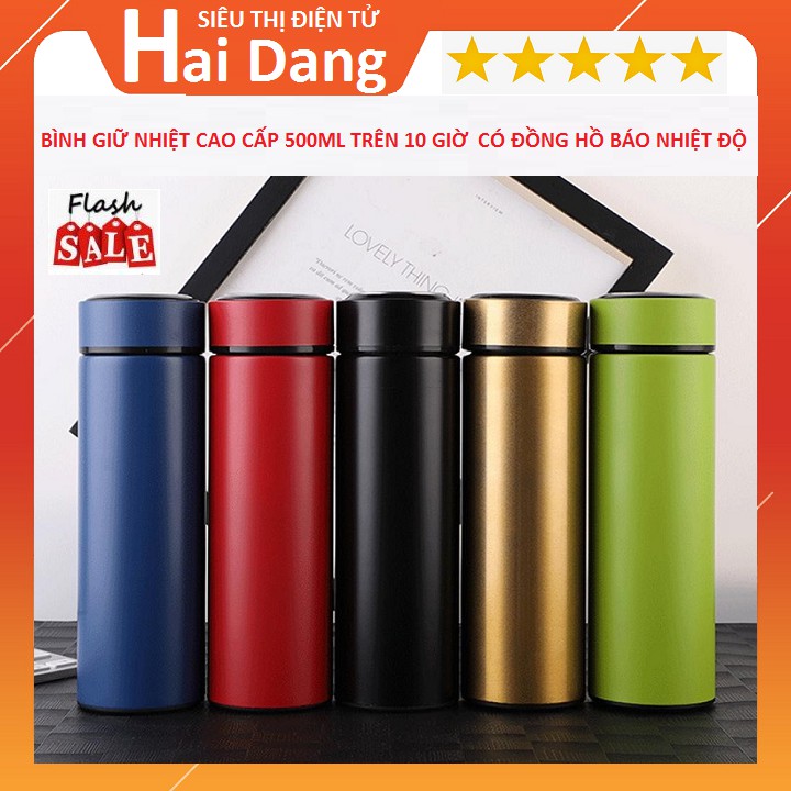 Bình Giữ Nhiệt, Bình Giữ Nhiệt Có Báo Nhiệt Độ Hiện Đại - Đựng Nước Cháo Sữa giữ nhiệt Hơn 10 tiếng